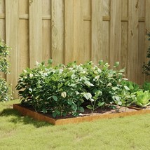  Garden Raised Bed Rusty Corten Steel 39.4 x 39.4 x 7.3 in - $2,106.85 MXN