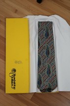 Vtg NWT Liberty London Paisley 100% Silk Neck Tie Strawbridges w/ Box 3 5/8&quot; - £26.89 GBP