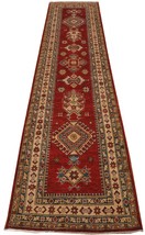 10 ft Traditional Kazak Carpet 300 x 79 cm Hand-knotted New Floor Runner... - £585.80 GBP