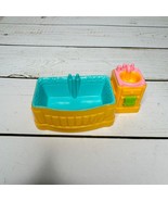 Fisher Price Loving Family Sweet Streets Bathroom Bathtub Sink Dollhouse... - £3.84 GBP