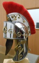 King Arthur Roman Helmet With Black Plume Washington&#39;s Birthday - £104.28 GBP