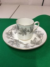 2 1/4 Inch Demitasse Cup &amp; Saucer Wedgewood Ashford W4106, Made in England - £13.62 GBP