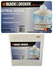 Black &amp; Decker Home Citrus Orange Juicer Kitchen White CJ600W - £15.65 GBP