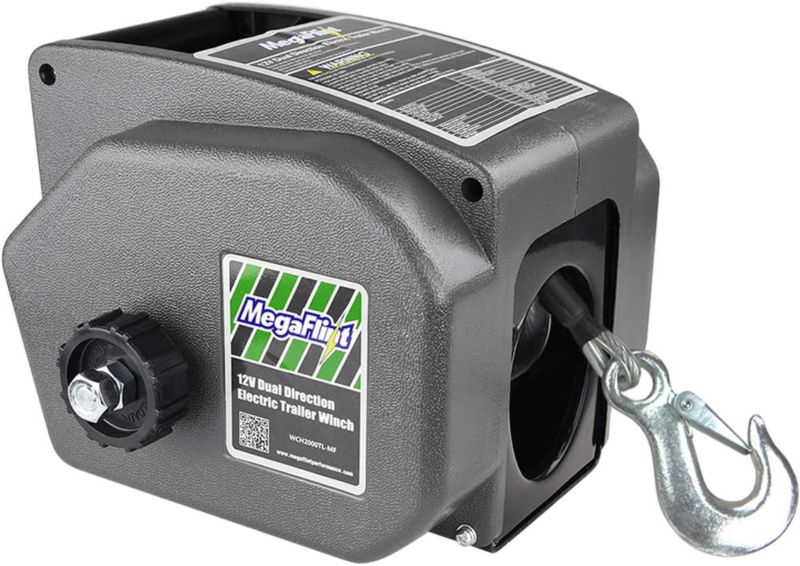 Trailer Winch,Reversible Electric Winch, for Boats up to 6000 Lbs.12V Dc... - $273.80