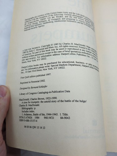 A Time For Trumpets The Untold Story Of The Battle Of The Bulge Book Item image 9
