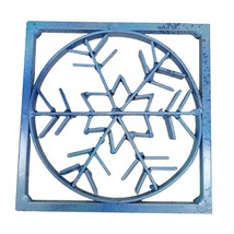 Metal Snowflake Trivet Winter Christmas Kitchen Cooking Decor Counter Ha... - $19.99
