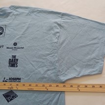 Hanes Authentic Together Leader Save Lives Men's Blue Cotton T-Shirt Size 2XL image 10