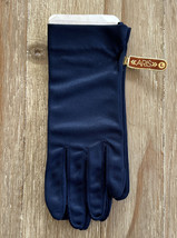 Aris Gloves Large Blue Knit Vintage New - £19.65 GBP