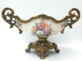 15inch Victoria Gold Fancy Bowl - £38.45 GBP