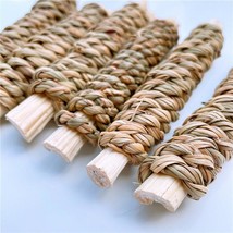 Bamboo Bliss Straw Molar Toy - Natural Water Grass and Sweet Bamboo Smal... - £9.40 GBP