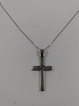 Silver Chain with Cross Pendant - £28.52 GBP