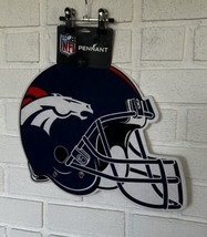 Denver Broncos Pennant Helmet Shape Large 16” X 13” New With Tags NFL - £13.09 GBP