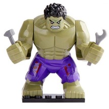 The Incredible Hulk (Large) Marvel Avengers Figure For Custom Minifigures - £5.47 GBP