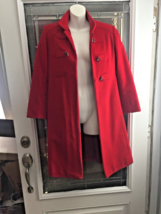 Rothschild Red Wool Coat Fully Lined Girl’s Size 14 - £11.94 GBP