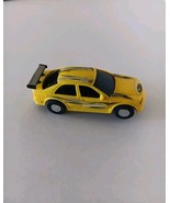 SLOT CAR YELLOW 4 DOOR SEDAN 1:43 SCALE ARTIN TESTED RUNS w/WORKING HEAD... - $227.42 MXN