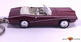 Rare Key Chain Ring 1969/1970 Maroon Red Mercury Cougar Convertible XR7 Limited - £36.17 GBP