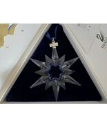 Swarovski 1997 Large CLEAR Star/Snowflake/Christmas Ornament with origin... - $98.89
