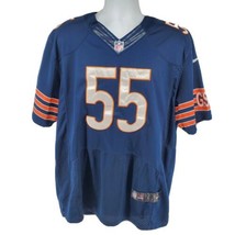 Chicago Bears Lance Briggs Jersey Nike On Field Size 52 NFL Blue - £46.68 GBP