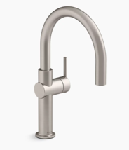 Kohler 22975-VS Crue Single-Handle Bar Sink Faucet - Vibrant Stainless - £180.84 GBP