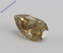 Pear Loose Diamond (1.26 Ct,Natural Fancy Brownish Yellow,I2) GIA  - £1,419.91 GBP