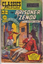 Classics Illustrated #76 The Prisoner Of Zenda By Anthony Hope (1950) Hrn 75 - £7.90 GBP