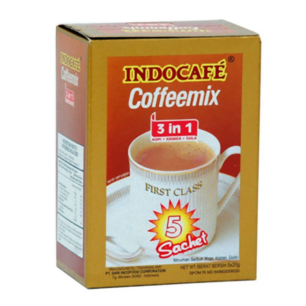 Indocafe Coffeemix 3 in 1 Coffee 100 Gram (3.52 Oz) 5-ct @ 20 Gram - $25.99