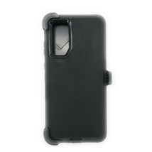 For Samsung S20 Ultra 6.9" Heavy Duty Case W/Clip Holster Black/Black - £12.09 GBP