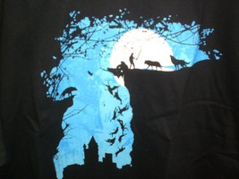 TeeFury GOT LARGE Shirt &quot;Rise of the Wolves&quot; Game of Thrones BLACK - $14.00