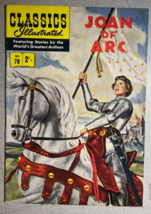 Classics Illustrated #78 Joan Of Arc (Hrn 129) Australian Comic VG+/FINE- - £19.45 GBP