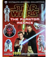 Star Wars The Phantom Menace Book Ultimate 1000 Reusable Stickers Collec... - £15.28 GBP