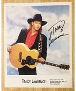 TRACY LAWRENCE EARLY SIGNED AUTOGRAPH COLOR PRESS PHOTO COUNTRY ARTIST O... - $32.42