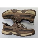 Sperry&#39;s Top-Siders Leather Shoes Mens 9M STS41027 Brown Waterproof Boat... - $41.00 CAD