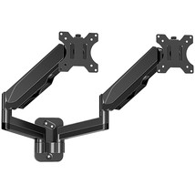 Dual Monitor Wall Mount For 2 Max 32 Inch Computer Screen, Fully Adjusta... - £84.61 GBP
