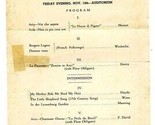 Margaret Truman Concert Program 1940&#39;s Carleton Shaw L M Knowland - $24.72