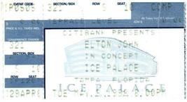 Elton John Ticket Stumpf Kann 5 1998 Tampa Florida - $39.58