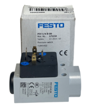 NEW FESTO PEV-1/4-B-OD / 175250 PRESSURE SWITCH 250VAC MAX 125VDC 1.2MPa... - $120.00