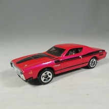 Hotwheels 71’ Dodge Charger Red &amp; Black 2009 - $56.41 MXN
