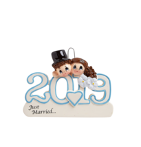 2019 Wedding Personalized Christmas Ornament - $185.47 MXN