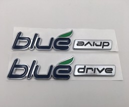 Wholesale 10 Pcs Blue Drive Emblem  Rear Trunk Car Stickers Decal For Sonata YF  - £62.88 GBP