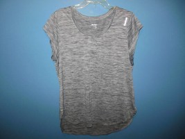 Ladies Reebok Gray Active Tee XLarge Short Sleeved - £7.86 GBP