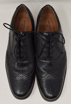 Dockers Mens Leather Wingtip Oxford Dress Shoes 12 M Black - £66.39 GBP