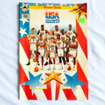 1992 Dream Team Sticker Book USA OLYMPICS Michael Jordan Magic Bird COMP... - $184.44 MXN