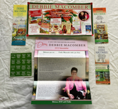 Debbie Macomber promotional book marks home mailer newsletter advertisin... - $19.75