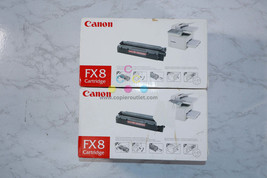 2 Cosmetic OEM Canon LaserCLASS 310,510 Black Toner Cartridges FX8, 8955A001[AA] - £63.29 GBP