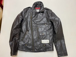 ZARA MAN Vintage Motorcycle Jacket Size S Armpit/armpit 20&quot; (mc782) - £60.41 GBP