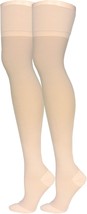 TRUFORM Unisex Thigh Highs Soft Top 20-30mmHg (Beige) Small - $24.25