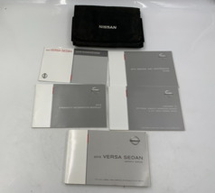 2015 Nissan Versa Sedan Owners Manual Set with Case OEM D01B35025 - £21.83 GBP