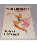 Bergere Folies LeGeres Program and Seating Ticket Authentic Okley Paul D... - $379.18 MXN