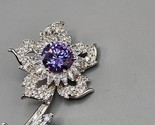 Bradford Exchange Williamson Brooch Queen Elizabeth Floral BGE 925 Sterling - $96.74