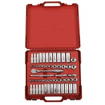 Milwaukee 3/8 in. Drive SAE/Metric Ratchet and Socket Mechanics Tool Set... - £137.57 GBP